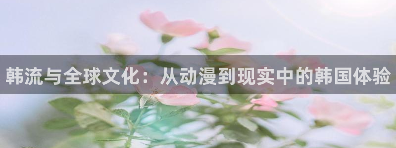 omofun在线观看动漫：韩流与全球文化：从动漫到现实中的韩国体验